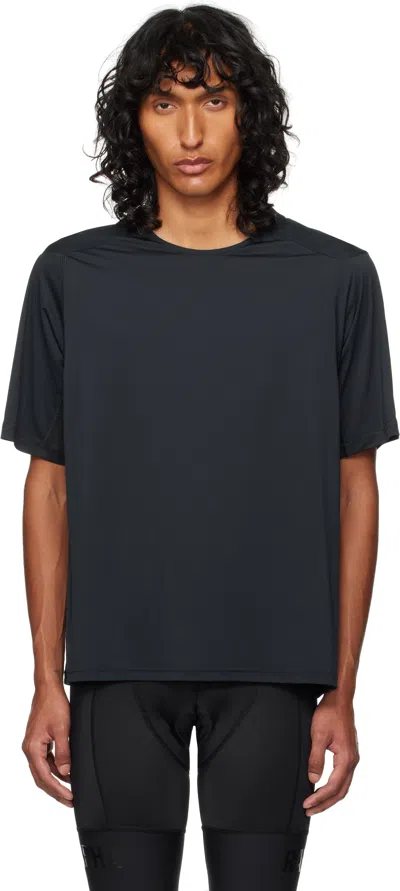 Rapha Black Tech T-shirt In Black/black