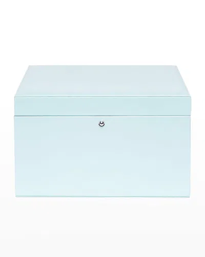 Rapport Aura Jewelry Box In Aqua