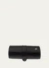 Rapport Berkely Leather 3-watch Roll In Black