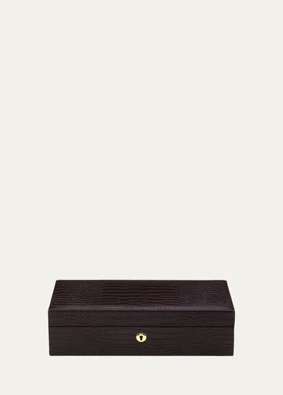 Rapport Brompton Five Watch Box In Brown