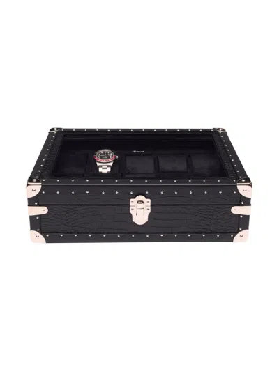 Rapport Brompton Optic Eight Watch Box In Black