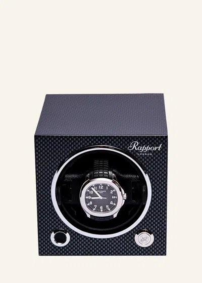 Rapport Evolution Single Watch Cube In Carbon Fibre