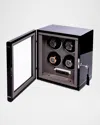 Rapport Formula Quad Watch Winder In Black