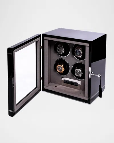 Rapport Formula Quad Watch Winder In Black