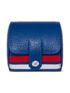 Rapport Greenwich Leather Watch Roll In Blue