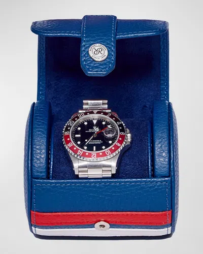 Rapport Greenwich Range Single Watch Roll In Blue