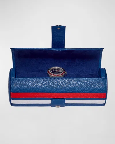 Rapport Greenwich Range Three Watch Roll In Navy
