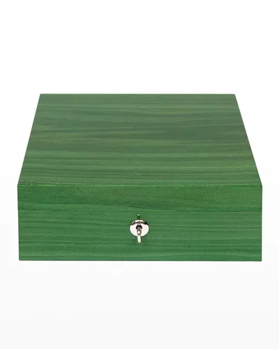 Rapport Heritage Eight-watch Box In Green
