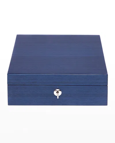 Rapport Heritage Four-watch Box In Blue