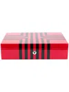 Rapport Labyritnh Collector 10 Watch Box In Red