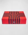 Rapport Labyrinth Watch Box In Red