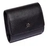Rapport London Berkeley Leather Single Watch Case In Black