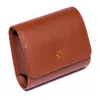 Rapport London Berkeley Leather Single Watch Case In Tan