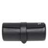 Rapport London Berkeley Leather Three Watch Case In Black
