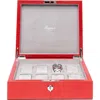 Rapport London Brompton Eight Watch Box In Red