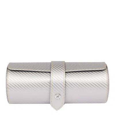 Rapport London Carbon Three Watch Roll In Grey