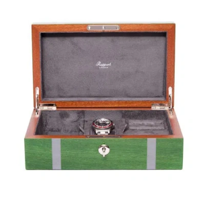 Rapport London Carnaby Watch And Accessory Box In Green