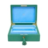 Rapport London Charlotte Jewelry Box In Green