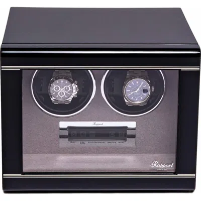 Rapport London Formula Duo Watch Winder In Black