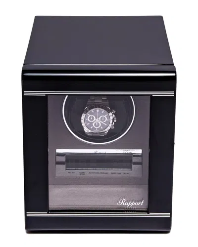 Rapport London Handcrafted Formula Single Watch Winder In Black