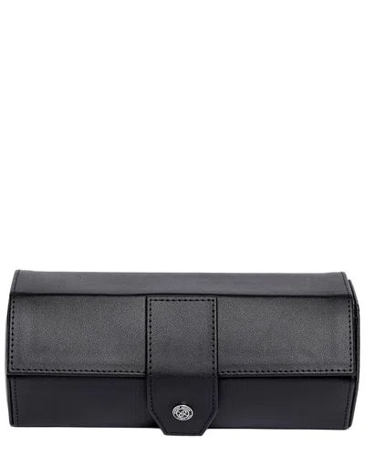 Rapport London Handcrafted Vantage 3-watch Roll In Black