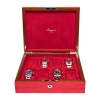 Rapport London Heritage Eight Watch Box In Red
