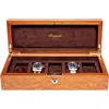 Rapport London Heritage Five Watch Box In Burr Walnut