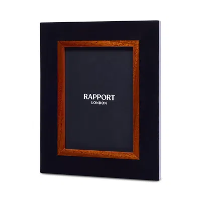 Rapport London Heritage Small Photo Frame, 5 X 7 In Black