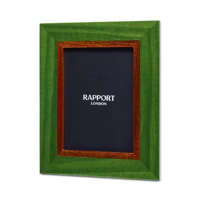 Rapport London Heritage Small Photo Frame, 5 X 7 In Green