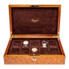 Rapport London Heritage Ten Watch Box In Burr Walnut