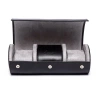 Rapport London Hyde Park Three Watch Roll In Black