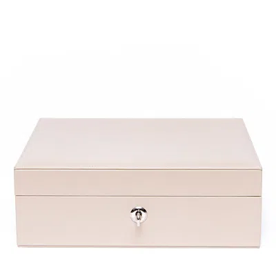 Rapport London Jessica Medium Jewelry Box In Beige