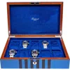 Rapport London Labyrinth Ten Watch Box In Blue