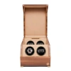 Rapport London Perpetua Quad Watch Winder In Walnut
