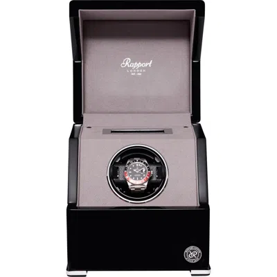 Rapport London Perpetua Single Watch Winder In Ebony