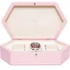 Rapport London Portobello Three Watch Box In Pink