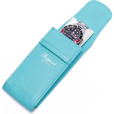 Rapport London Portobello Watch Pouch In Turquoise