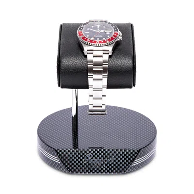 Rapport London Single Watch Stand In Carbon Fiber