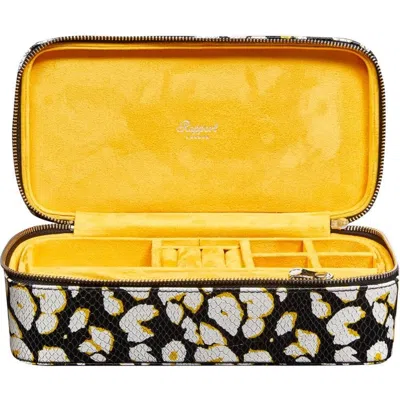 Rapport London Sloane Zip Jewellery Case In Yellow