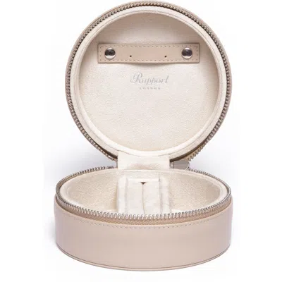 Rapport London Travel Jewellery Case In Beige