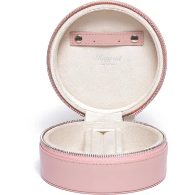 Rapport London Travel Jewellery Case In Pink