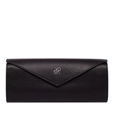 Rapport London Tuxedo Collection Jewelry Roll In Black