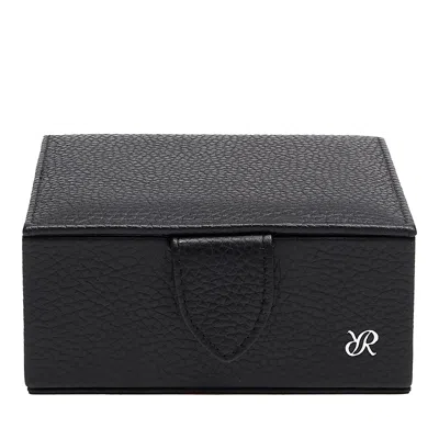 Rapport London Tuxedo Collection Trinket Box In Black