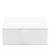 Rapport London Tuxedo Collection Trinket Box In White