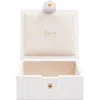 Rapport London Tuxedo Trinket Box In White