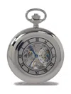 Rapport Mechanical Skeleton Pocket Watch In Metallic