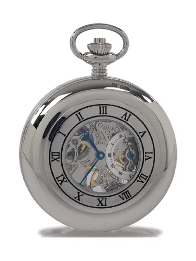 Rapport Mechanical Skeleton Pocket Watch In Metallic