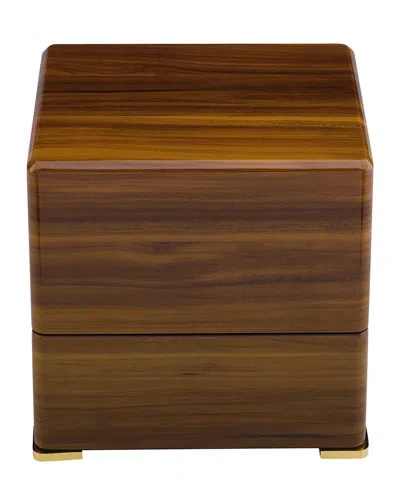 Rapport Perpetua Single Watch Winder - Walnut In Brown