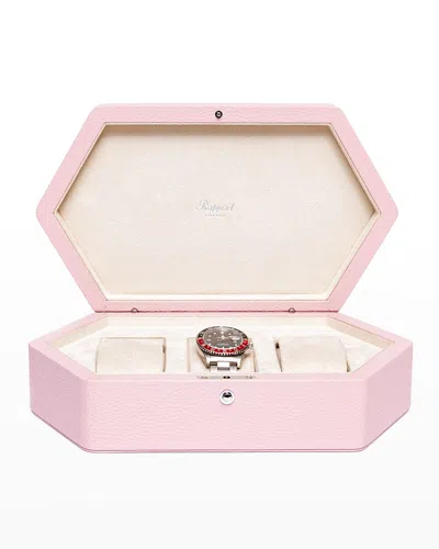 Rapport Portobello Watch Box In Pink