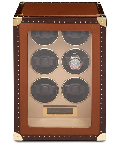 Rapport Romer Watch Winder In Brown